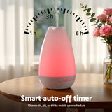 Aroma Diffusers: Devanti Ultrasonic Essential Oil Aroma Diffuser Aromatherapy Cool Mist Humidifier w/ LED Light 300ml
