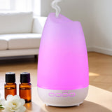 Aroma Diffusers: Devanti Ultrasonic Essential Oil Aroma Diffuser Aromatherapy Cool Mist Humidifier w/ LED Light 300ml