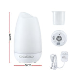 Aroma Diffusers: Devanti Ultrasonic Essential Oil Aroma Diffuser Aromatherapy Cool Mist Humidifier w/ LED Light 300ml