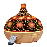 Aroma Diffusers: Devanti Aroma Diffuser Aromatherapy 3D Glass 400ml