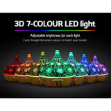 Aroma Diffusers: Devanti Aroma Diffuser Aromatherapy 3D Glass 400ml