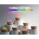 Aroma Diffusers: Devanti Aroma Diffuser Aromatherapy Glass 200ml
