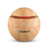 Aroma Diffusers: Devanti Aroma Diffuser Aromatherapy Light Wood 130ml