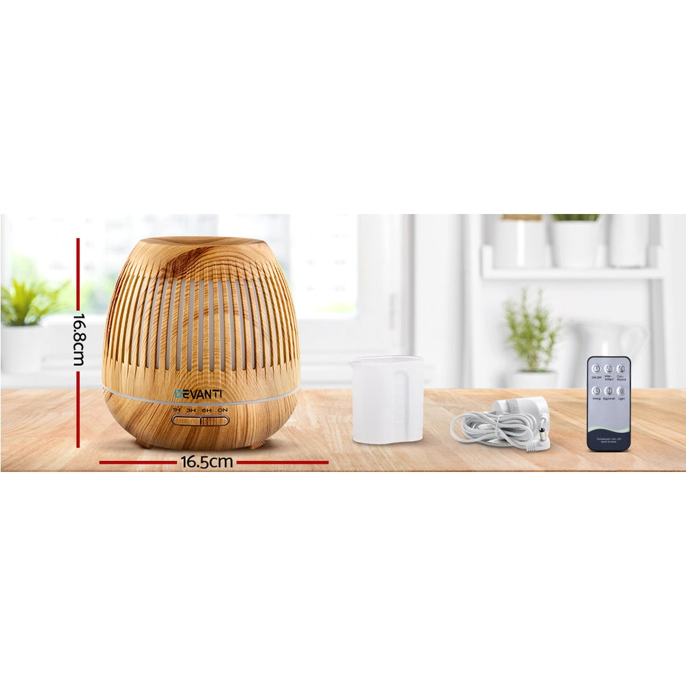 Aroma Diffusers: Devanti Aroma Diffuser Aromatherapy Humidifier 400ml