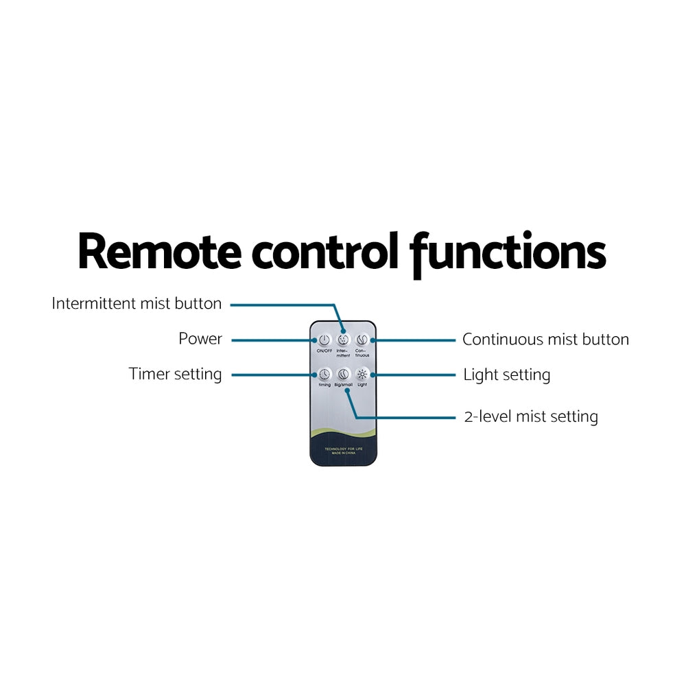 Aroma Diffusers: Devanti Aroma Diffuser Aromatherapy Humidifier 400ml