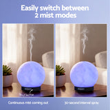 Aroma Diffusers: Devanti Ultrasonic Aroma Diffuser Aromatherapy Moon Lamp 100ml