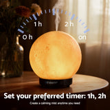 Aroma Diffusers: Devanti Ultrasonic Aroma Diffuser Aromatherapy Moon Lamp 100ml