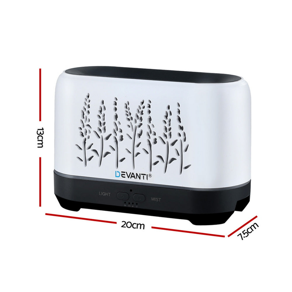 Aroma Diffusers: Devanti Aroma Diffuser Aromatherapy Flame 200ml