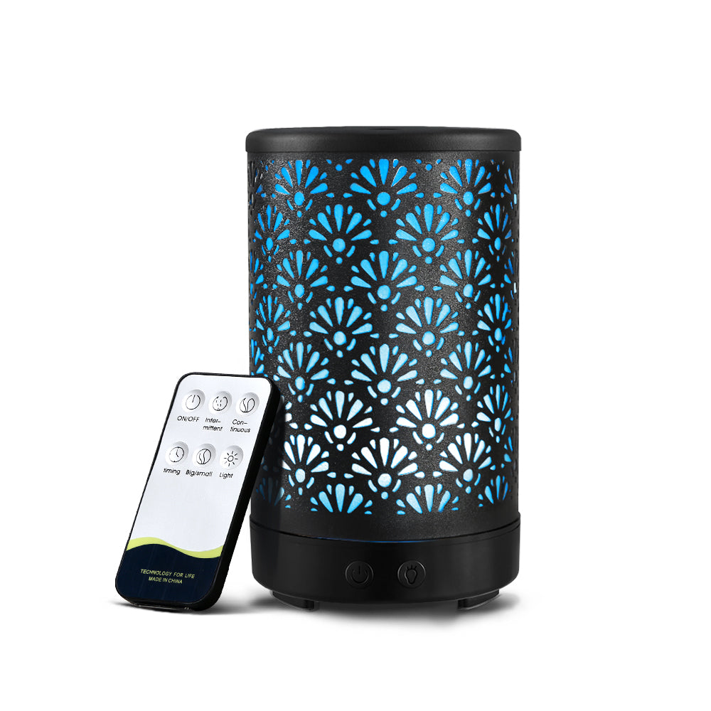 Aroma Diffusers: Devanti Aroma Diffuser Aromatherapy Black 100ml
