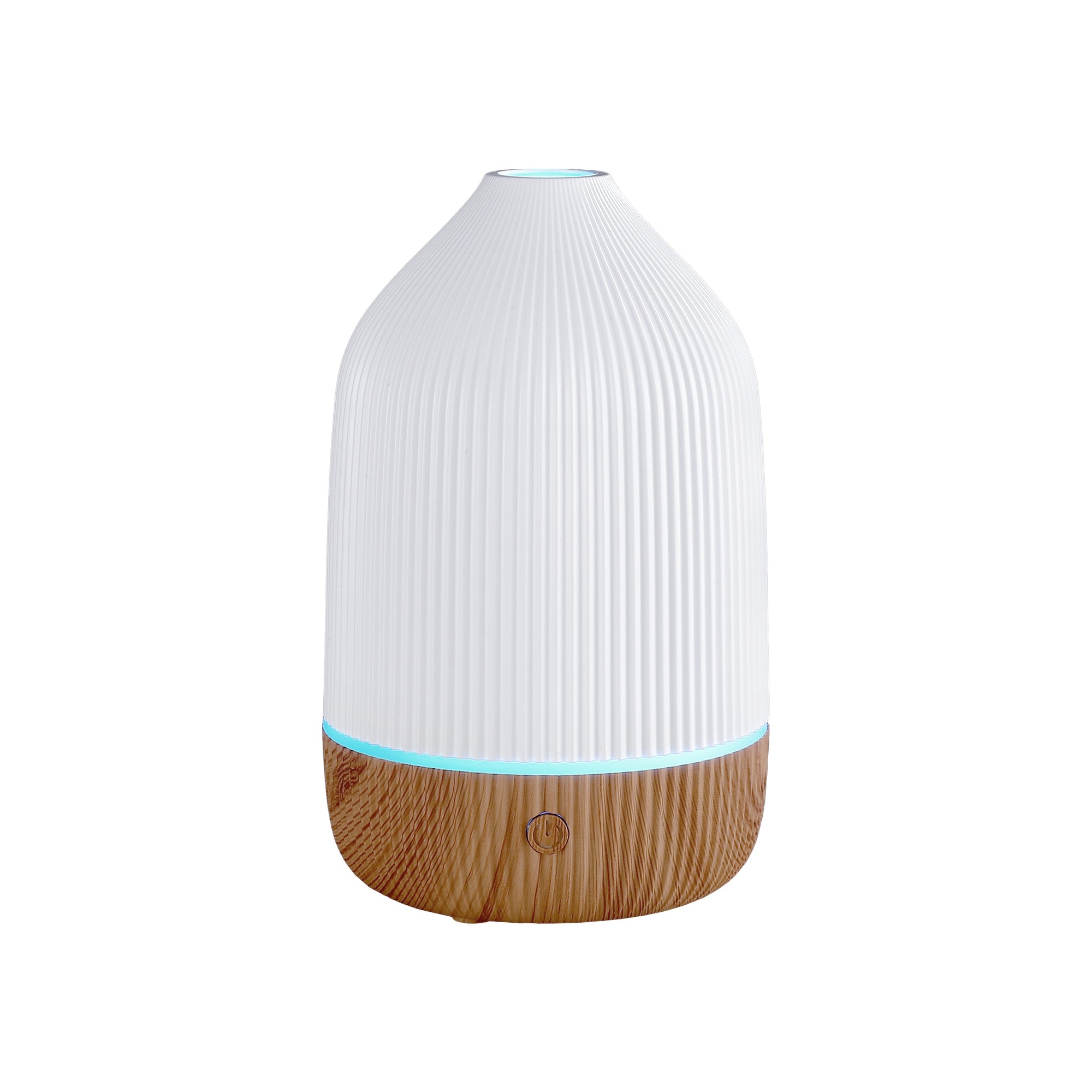 Aroma Diffusers: Devanti Ultrasonic Aroma Diffuser Aromatherapy 100ml LED Lights Iron Humidifier Forest