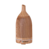 Aroma Diffusers: Devanti Ultrasonic Aroma Diffuser Aromatherapy 200ml LED Lights Iron Humidifier Forest Light wood grain