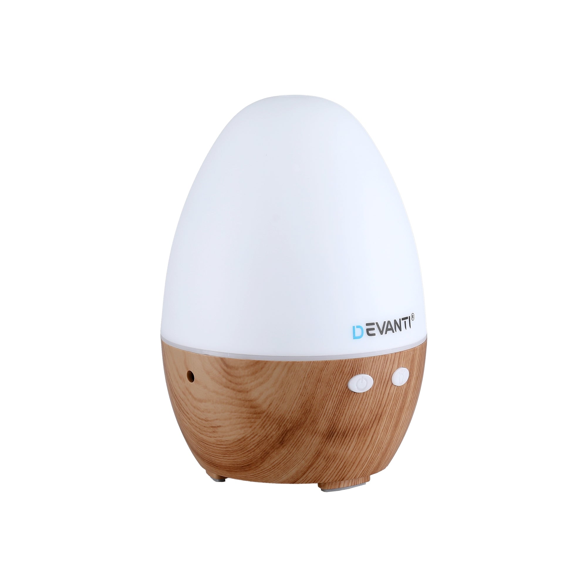 Aroma Diffusers: Devanti Ultrasonic Aroma Diffuser Aromatherapy 130ml LED Lights Iron Humidifier Forest
