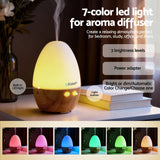 Aroma Diffusers: Devanti Ultrasonic Aroma Diffuser Aromatherapy 130ml LED Lights Iron Humidifier Forest
