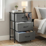 Dressers: Artiss Chest of 3 Drawers Storage Dresser Tallboy Grey