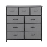 Dressers: Artiss Chest of 9 Drawers Storage Dresser Tallboy Dark Grey