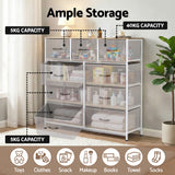 Dressers: Artiss Chest of 9 Drawers Storage Dresser Tallboy Light Grey
