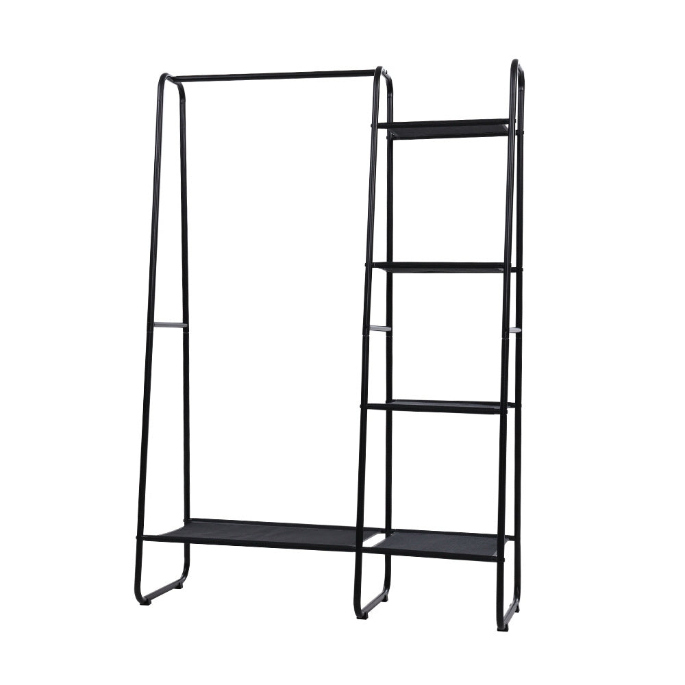 Clothing & Wardrobe Storage: Artiss Wardrobe Clothes Rack Airer Coat Stand Closet 150cm