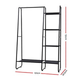 Clothing & Wardrobe Storage: Artiss Wardrobe Clothes Rack Airer Coat Stand Closet 150cm