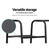 Clothing & Wardrobe Storage: Artiss Wardrobe Clothes Rack Airer Coat Stand Closet 150cm