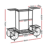 Artiss Plant Stand 6 Tier Iron 4 Wheeler