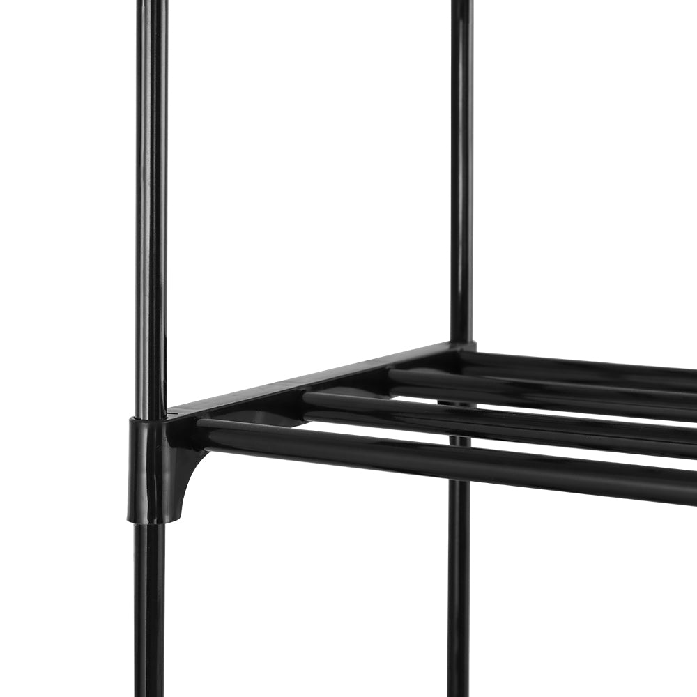 Shoe Storage: Artiss Shoe Rack DIY Stackable 10-tier Black Dunn