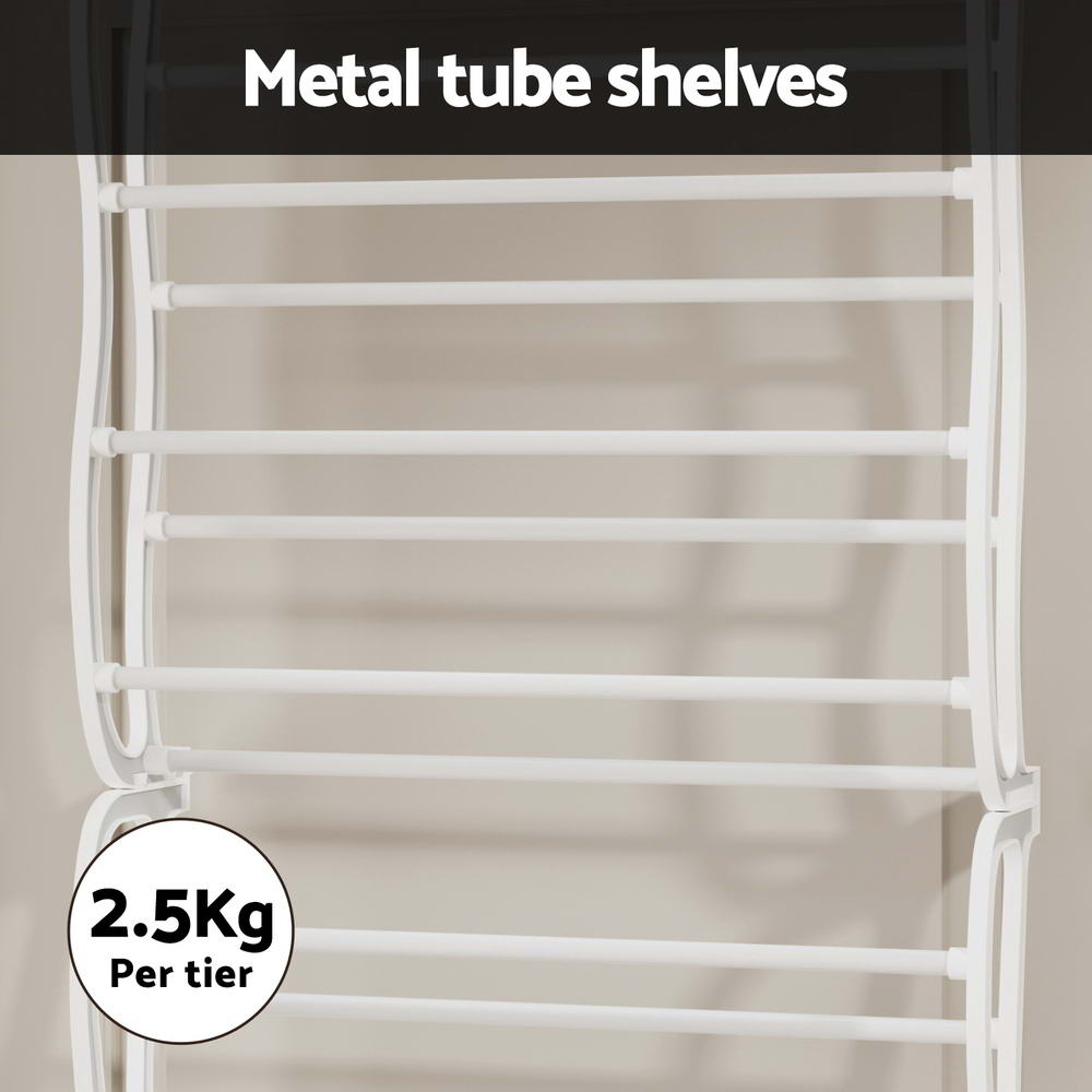 Clothing & Wardrobe Storage: Artiss Shoe Rack Hanging Over Door Organiser 24 Pairs Eric