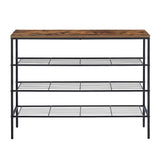 Shoe Storage: Artiss Shoe Rack 4 tier Storage Organiser Walnut