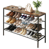 Shoe Storage: Artiss Shoe Rack 4 tier Storage Organiser Walnut