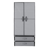 Artiss Large Portable Clothes Closet Wardrobe with Magnetic Door Grey