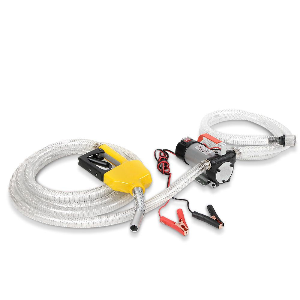 Fuel & Exhaust: Giantz 12V Diesel Transfer Pump Extractor Oil Fuel Electric Bowser Auto Display