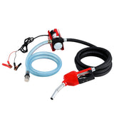 Fuel & Exhaust: Giantz Fuel Transfer Pump Electric Diesel Kerosene Pump 12V DC 10GPM Nozzle Hose