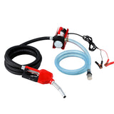 Fuel & Exhaust: Giantz Fuel Transfer Pump Electric Diesel Kerosene Pump 12V DC 10GPM Nozzle Hose