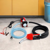 Fuel & Exhaust: Giantz Fuel Transfer Pump Electric Diesel Kerosene Pump 12V DC 10GPM Nozzle Hose