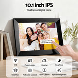 Picture Frames: Artiss Digital Photo Frame 10.1 Inch WIFI Touch-Screen Picture Video Player 32G