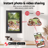 Picture Frames: Artiss Digital Photo Frame 10.1 Inch WIFI Touch-Screen Picture Video Player 32G