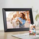 Picture Frames: Artiss Digital Photo Frame 10.1 Inch WIFI Touch-Screen Picture Video Player 32G