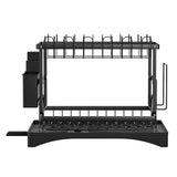 Dish Racks: Cefito Dish Rack Expandable Drying Drainer Cutlery Holder Tray Kitchen 2 Tiers