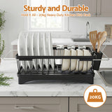 Dish Racks: Cefito Dish Drying Rack for Kitchen Storage Organisation Kitchen Sink Organiser Dish Drainer
