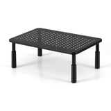 Desktops & Accessories: Artiss Monitor Stand Adjustable Riser For Computer Monitor And Laptop 3 Height Desk Organizer Black