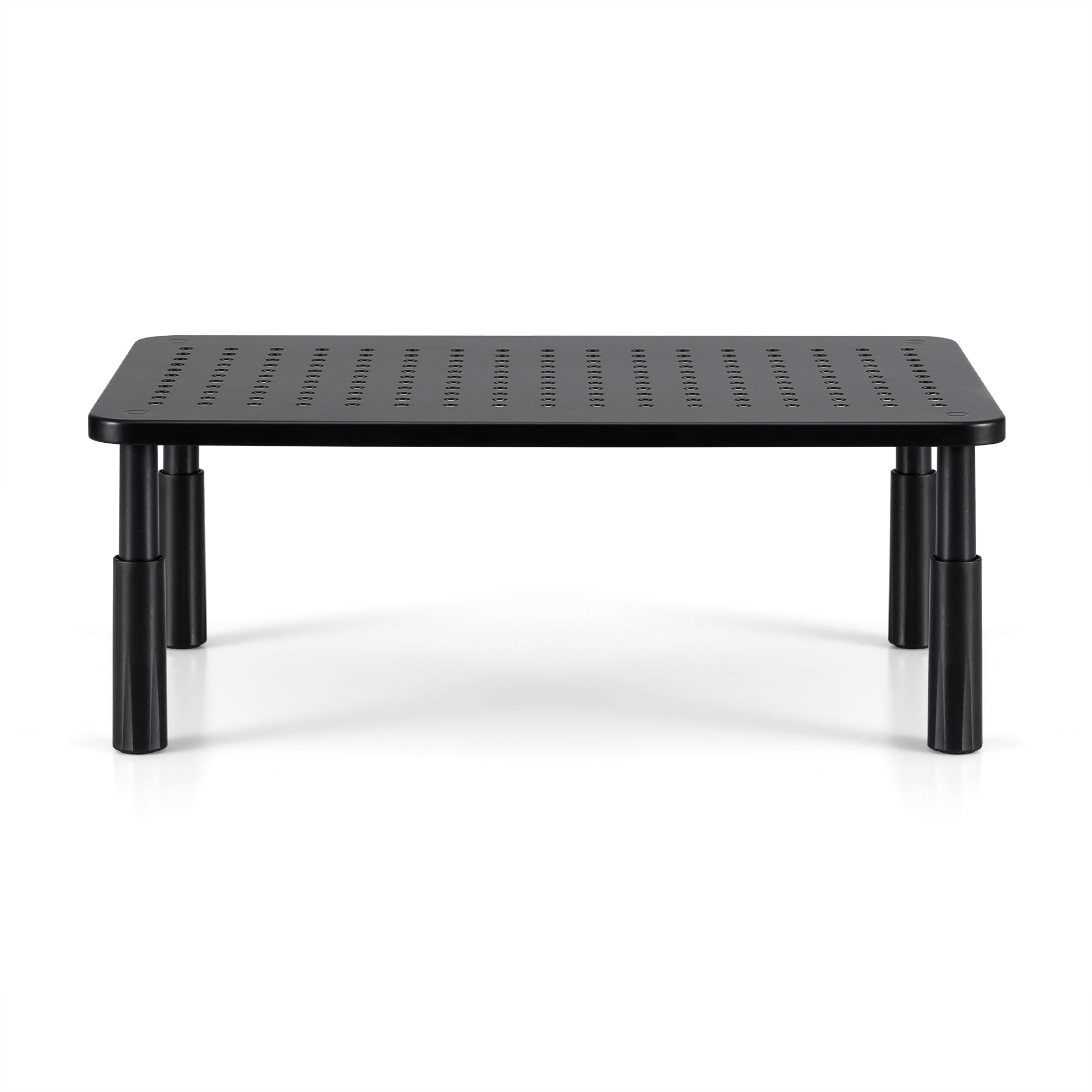 Desktops & Accessories: Artiss Monitor Stand Adjustable Riser For Computer Monitor And Laptop 3 Height Desk Organizer Black