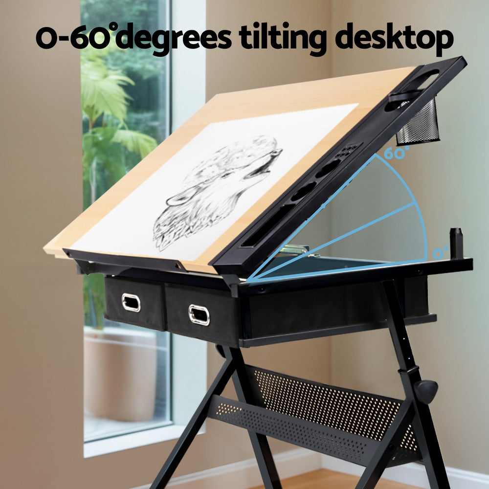 Desks: Artiss Drawing Desk Drafting Table