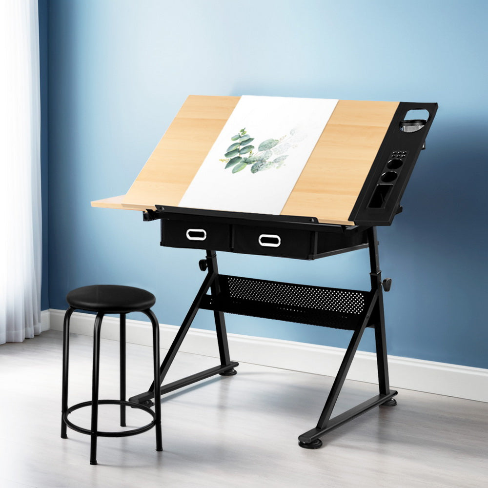 Desks: Artiss Drawing Desk Drafting Table