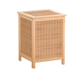 Clothing & Wardrobe Storage: Artiss Laundry Hamper Bathroom Storage Cabinet Wooden Organiser Bag Clothes