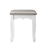 Ottomans & Footstools: Artiss Dressing Table Stool Velvet Grey