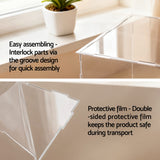 Arts & Crafts: Artiss Clear Acrylic Display Case Dustproof Protection Box For Car Toys 15CM