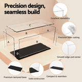 Arts & Crafts: Artiss Clear Acrylic Display Case Dustproof Protection Box For Car Toys 15CM