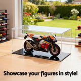 Arts & Crafts: Artiss Clear Acrylic Display Case Dustproof Protection Box For Car Toys 15CM