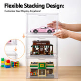 Artiss Clear Acrylic Display Case Box 2 Pack For Toys 54cm