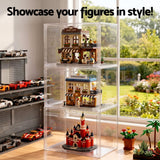 Artiss Clear Acrylic Display Case Box 2 Pack For Toys 54cm