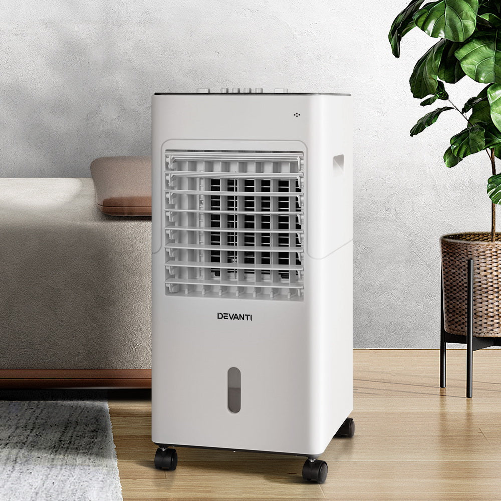 Evaporative Coolers: Devanti Evaporative Air Cooler Conditioner 6L
